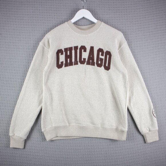 New York Popular Chicago Knit Sweater Collegiate - Picture 1 of 8